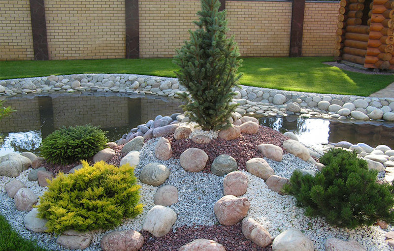 Использование гравия