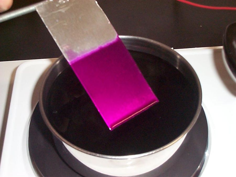 Цветное анодирование алюминия Цветное анодирование алюминия